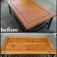 It may sound odd but shabby chic furniture is highly in demand these days. How To Refinish A Table Or Coffee Table For A Beginner Dengarden
