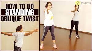 If you are, then the oblique twist. Standing Oblique Twist Exercise How To Lose Love Handles Youtube