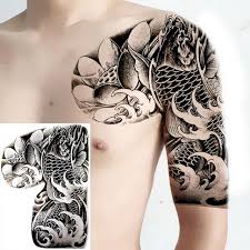 From 3d tattoos to white ink tats, the sky's the limit for tattoo. Men Shoulder Tattoos Waterproof Water Transfer Temporary Tattoos On The Body Art Chest Arm Tattoo Pattern Sexy Make Up Tatoo Boy Temporary Tattoos Aliexpress
