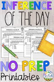 Making Inferences Worksheets And Powerpoint Inference Of The Day Kindergarten Worksheets Printable Inference Kindergarten Worksheets