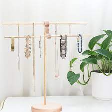 Diy necklace and bracelet holder. Gorgeous Diy Necklace Holder From Wood Scraps Houseful Of Handmade
