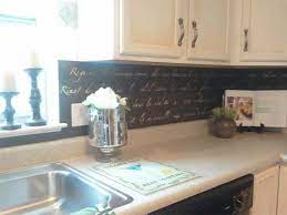 Who doesn't want to write reminders to themselves or notes to their loved ones on the kitchen. Chalkboard Backsplash The Diy Life