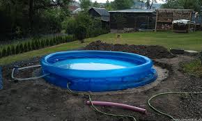Projekt Pool Terrasse Der Beginn Mit Den Schonen Tagen Im Mai Und Juni Dieses Jahres Wurde Naturlich Auch Der Kleine Ki Pool Terrasse Pool Aufblasbarer Pool