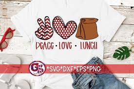 Disney svg, disney nightmare before christmas svg, jack svg, sally svg, svg file, disney png file, disney pdf file, cricut, silhouette. Peace Love Lunch Svg Dxf Eps Png Files 783406 Svgs Design Bundles