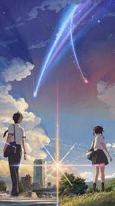 Anime Film Yourname Sky Illustration Art Iphone 5s Wallpaper Wheretobuyiphone Your Name Anime Your Name Movie Kimi No Na Wa