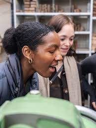 We were delighted to welcome Precious Adams, Soloist of English National  Ballet, to our London, Hackney factory alongside company members Chloe  Keneally (First Artist), Emilia Cadorin (First Artist) and Anna  Babette-Winkler (First