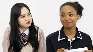 Korean teen meets half