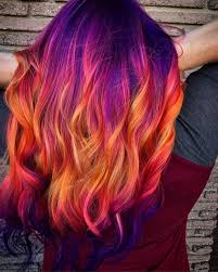 Plus, get $5 off each product with any pulp riot color service from now thru june. Another View Of This Fire Using My Favorite Pulpriothair Brazilianbondbuilder Framar Sunset Hair Vivid Hair Color Wild Hair Color