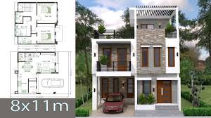 See more ideas about modern house plans, house plans, modern house. Small Home Design Plan 6x11m With 3 Bedrooms House Idea