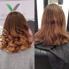 mit sanft aufgehellten langen und spitzen einen weichen ubergang und einem strahlenden glossing haben wir die haare unserer kundi frisuren haare blond brunett