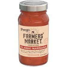 Prego pasta sauce, italian tomato sauce with meat, 14 ounce jar (pack of 12). Prego Farmers Market Classic Marinara Sauce Shop Pasta Sauces At H E B