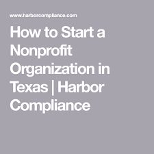How To Start A Nonprofit Organization In Texas Nonprofit Organization Non Profit Organization
