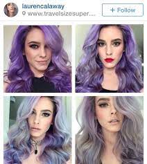 Gorgeous Fade From Purple To Grey Using Manic Panic Electric Amethyst Mystic Heather Cotton Candy Pink And Ultra Mermaid Hair Color Hair Styles Mermaid Hair