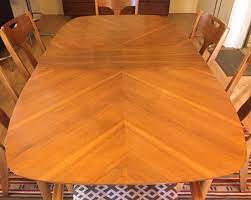Drexel heritage dinning room set. Vintage Mid Century Pecan Dining Set By Hooker Epoch