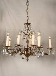 Discover the collections of brass chandeliers from the manufacturer wranovsky. Vintage Chandelier With Spanish Castings C 1950 Restoration Lighting Gallery Vintage Chandelier Vintage Crystal Chandelier Antique Brass Chandelier