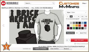 Customize My Minifig Redbubble Adult Clothing T Shirt With