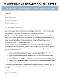 Marketing Assistant Cover Letter Sample & Tips | Resume Genius