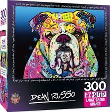 Where to purchase original dean russo art. Masterpieces Ez Grip Dean Russo What Are You Looking At Colorful Dog Jigsaw Puzzle 300 Piece Toys R Us Canada