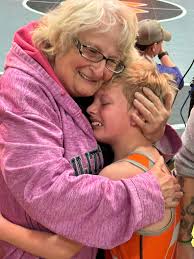 Today I stopped in at EHS for the Ellis Kids Wrestling Tournament. I am a  football loving gal and had never been to a wrestling tournament, in fact,  I'm not sure I