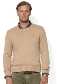 Stylish cotton half zip small pony ralp lauren men sweater in brown. Polo Ralph Lauren Cotton Crewneck Pullover 115 Lord Taylor Lookastic