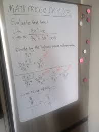 A limit is defined as a number approached by the function as an. Math Fridge Themathfridge Twitter