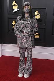 After taking home just about every major award at. Billie Eilish Wears Pink Floral Bell Bettoms Loafers At Grammys 2021 Footwear News