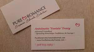 Customize with your name and information in an editing program like ms word. Pure Romance By Tootsie Home Facebook