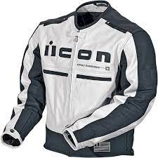 Icon Motorhead Leather Motorcycle Jacket White Leather Motorcycle Jacket Motorcycle Jacket Icon Motorcycle Jacket