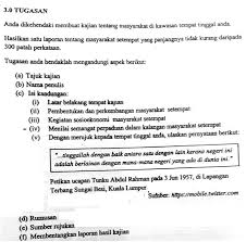 Kertas soalan peperiksaan percubaan pt3, ujian, pertengahan tahun, akhir tahun, kbat bahasa melayu (bm), bahasa inggeris, matematik, sains, pendidikan islam, sejarah, geografi, bahasa ar. Tugasan Sejarah Pt3 2018 Masyarakat Di Kawasan Tempat Tinggal Anda