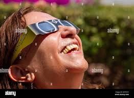 Eclipse glasses hi-res stock photography and images