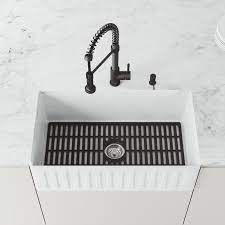 We did not find results for: Vigo Matte Black Silicone Kitchen Sink Protective Bottom Grid For Single Basin 33 In Sink