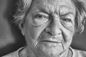 Black And White Old Woman Portrait Photography Old Women Black And White Old Age Makeup Face Photography Black N White Images