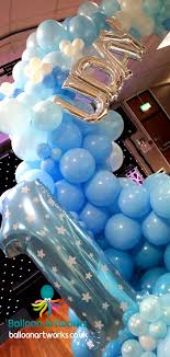 Buy your party supplies online today. 1st Birthday Party Decoration Ideas Pretty Organic Balloon Arch 1st Birthday Party Decorations Birthday Party Decorations Balloon Arch