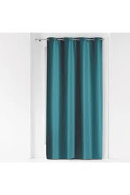 Un choix unique de rideau taupe et blanc disponible dans notre magasin. Rideau A Oeillets Metallise Bleu Canard 140 X 260 Cm Tati Fr
