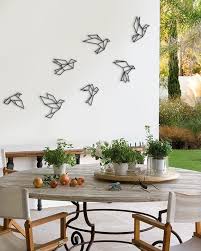 Metal Garden Decor Bird Wall Art