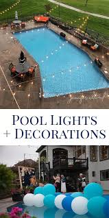 Lights Around Pool Area Jennifer Allwood Home Outdoor Pool Area Outdoor Pool Pool Life