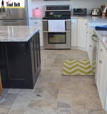 kitchen floor her tool belt