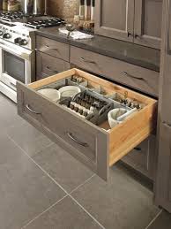 This Kitchen Drawer Is Truly Multifunctional Decora S Drawer Dividers And Spice Tray Allow For Dish Kitchen Inspirations Decora Cabinets Wood Kitchen Cabinets