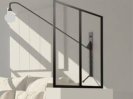 Porte coulissante verriere 60 cm. Verriere Atelier Bayview Aluminium Thermolaque 60x130 Noir