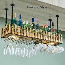 Wood wine rack | wall mounted shelf & hanging stemware glass holder organizer bar shelf unique rustic. Household Wall Mounted Wine Mug Holders Wall Personality Wine Rack Bar Red Wine Glass Rack Hanging Lamp Solid Wood Goblet Rack Wine Racks Aliexpress Hanging Wine Glass Rack Wine Glass Rack
