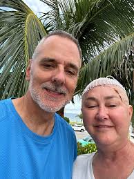 Successful first travel with Optune device