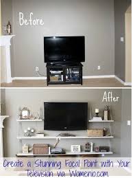 Living Room Decor Create A Stunning Focal Point With Your Television My Tv Wall Is So Boring Right Next To My Br Living Room Diy Home Decor Home And Living