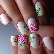 Nail Art 1937 Best Nail Art Designs Gallery Bestartnails Com Rose Nail Art Rose Nails Rose Nail Design