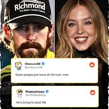 Ryan Blaney kicks off 2025 in style! 🏁✨ The NASCAR champ celebrates with  wife Gianna Tulio and Hollywood star Sydney Sweeney, living up to his title  as "NASCAR's luckiest man." 🔥