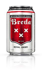 Breda Beer Can 330ml Front Lager Beer Lager Beer