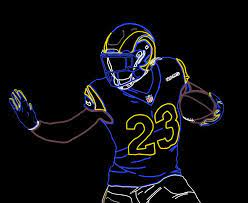 Scopri ricette, idee per la casa, consigli di stile e altre idee da provare. Cam Akers Neon Outline Losangelesrams
