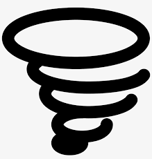 After tornado form is done, now start to sketching out the spin lines that surrounds the shape of the twister. A Drawing Indicating A Tornado Drawing Png Image Transparent Png Free Download On Seekpng