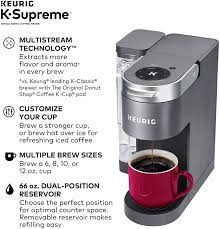 Always ready and brews in under a minute, removable pricing of single serve k cup coffee. Buy Keurig K Supreme Coffee Maker Single Serve K Cup Pod Coffee Brewer With Multistream Technology 66 Oz Dual Position Reservoir And Customizable Settings Gray Online In Vietnam B0892v8jt8