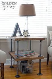 All for the low cost of $15! 39 Diy End Table Ideas Built With Industrial Pipe Simplified Building