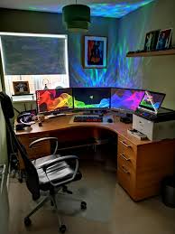 After Working On An Ironing Board On My Laptop I Ve Finally Got A Place To Call My Own Best Computer Chairs Home Office Setup Gaming Computer Room